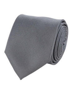 Light Grey Polyester Tie Solid