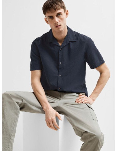 SELECTED - RELAXSUN SHIRT SS RESORT SELECTED - RELAXSUN SHIRT SS RESORT