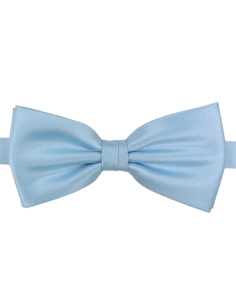 Sky Blue Solid Bow Tie...