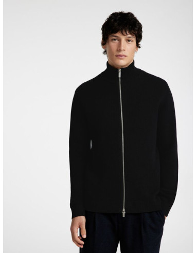 SLHDANE LS KNIT STRUCTURE FULL ZIP