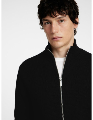 SLHDANE LS KNIT STRUCTURE FULL ZIP