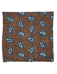 PORTIA-BEIGE PAISLEY WOOL...