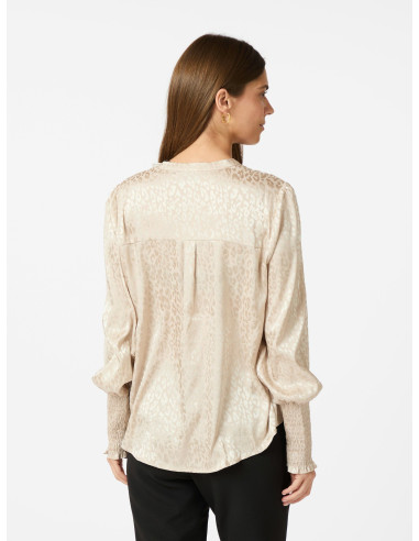 NEO NOIR-LANDA LEO JACQUARD BLOUSE NEO NOIR-LANDA LEO JACQUARD BLOUSE