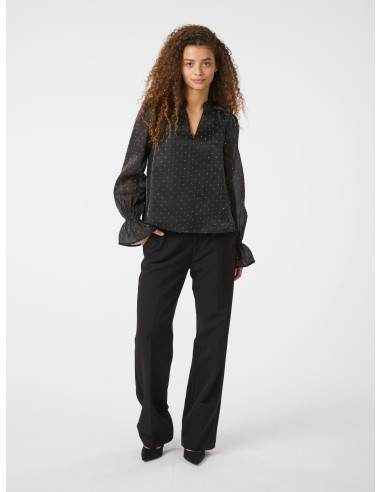 NEO NOIR - AMARA BEDAZZLED BLOUSE NEO NOIR - AMARA BEDAZZLED BLOUSE