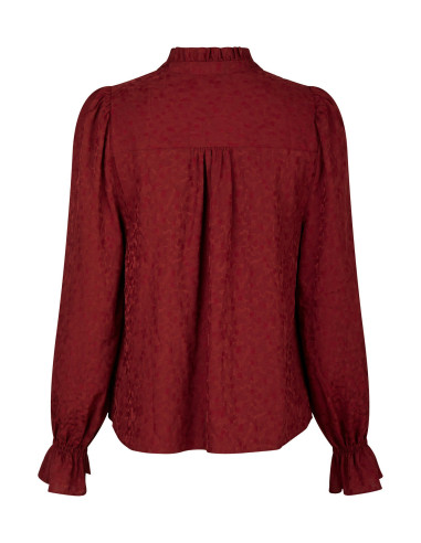 NEO NOIR-AMARA JACQUARD DOT BLOUSE NEO NOIR-AMARA JACQUARD DOT BLOUSE