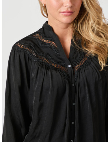 NEO NOIR-MINNIE DECO BLOUSE NEO NOIR-MINNIE DECO BLOUSE
