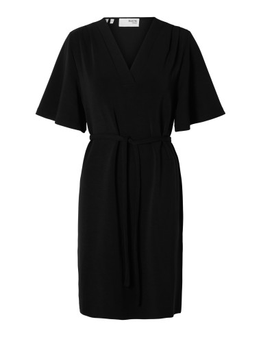 SELECTED - TENNY V-NECK SHORT DRESS SELECTED - TENNY V-NECK SHORT DRESS