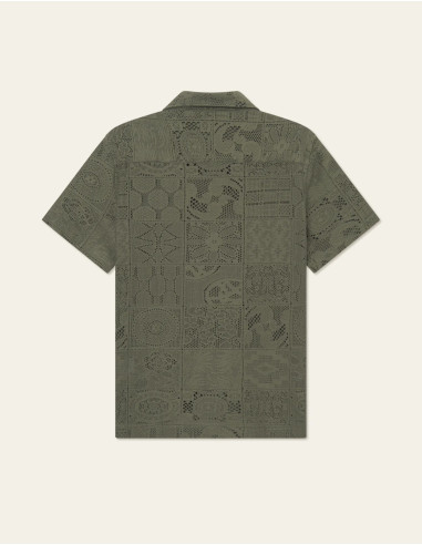 LES DEUX - HECTOR LACE SS SHIRT LES DEUX - HECTOR LACE SS SHIRT