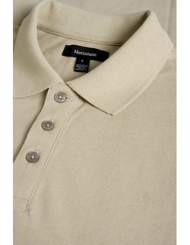 MATINIQUE - POLEO MELANGE POLO SHIRT MATINIQUE - POLEO MELANGE POLO SHIRT