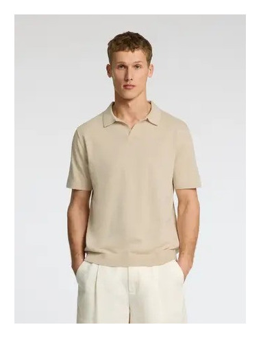 SELECTED - MATTIAS SS KNIT SUN POLO SELECTED - MATTIAS SS KNIT SUN POLO