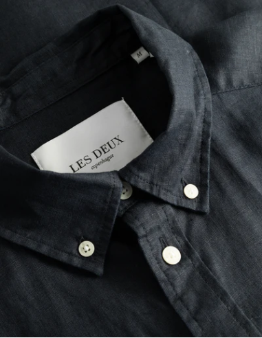 LES DEUX - KRIS LINEN SS SHIRT LES DEUX - KRIS LINEN SS SHIRT