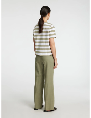 SELECTED - ESSENTIAL SS STRIPED BOXY TEE SELECTED - ESSENTIAL SS STRIPED BOXY TEE