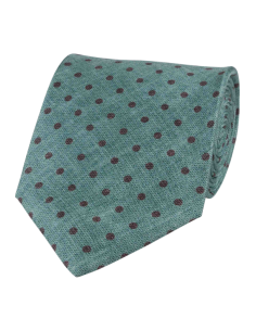 PORTIA - GREEN SILK TIE