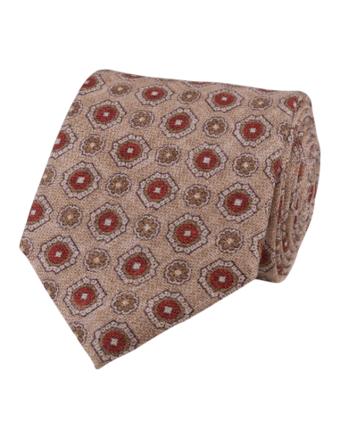 PORTIA - BEIGE SILK TIE PORTIA - BEIGE SILK TIE