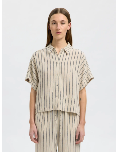 SELECTED - VIVA SS STRIPED CROPPED... SELECTED - VIVA SS STRIPED CROPPED...