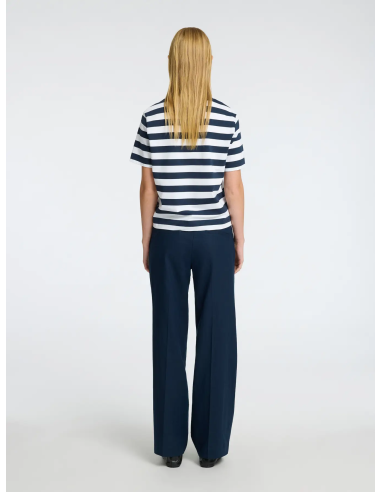 SELECTED - ESSENTIAL SS STRIPED BOXY TEE SELECTED - ESSENTIAL SS STRIPED BOXY TEE