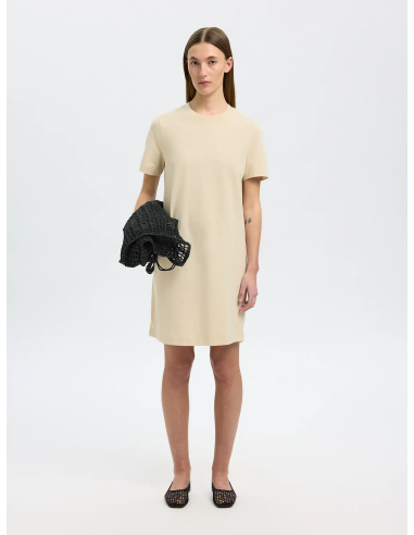 SELECTED - ESSENTIAL SS SHORT TEE DRESS SELECTED - ESSENTIAL SS SHORT TEE DRESS
