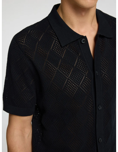 SELECTED - ARCO SS KNIT STRUCTURE POLO SELECTED - ARCO SS KNIT STRUCTURE POLO