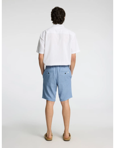 SELECTED - REGULAR BRODY LINEN SHORTS