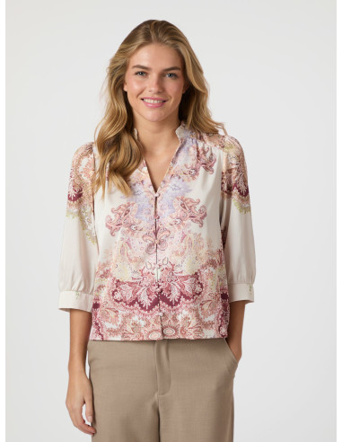 NEO NOIR - ROSELLE ARTIST PAISLEY BLOUSE NEO NOIR - ROSELLE ARTIST PAISLEY BLOUSE