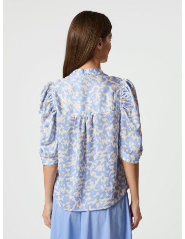 NEO NOIR - ROELLA GRAPHIC FADE BLOUSE NEO NOIR - ROELLA GRAPHIC FADE BLOUSE