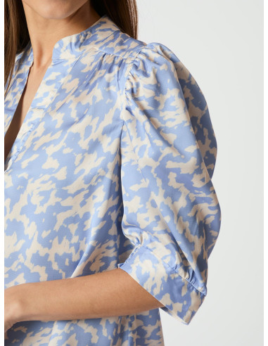 NEO NOIR - ROELLA GRAPHIC FADE BLOUSE NEO NOIR - ROELLA GRAPHIC FADE BLOUSE