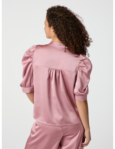NEO NOIR - ROELLA HEAVY SATEEN BLOUSE NEO NOIR - ROELLA HEAVY SATEEN BLOUSE