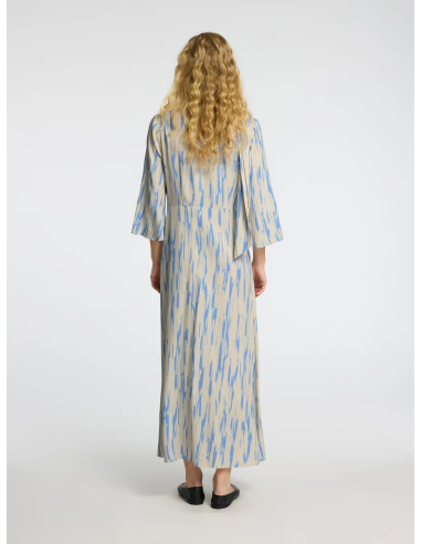 SELECTED - BAELA 3/4 AOP ANKLE DRESS SELECTED - BAELA 3/4 AOP ANKLE DRESS