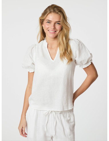 NEO NOIR - ODESA LINEN BLOUSE