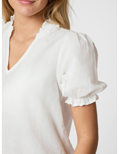 NEO NOIR - ODESA LINEN BLOUSE