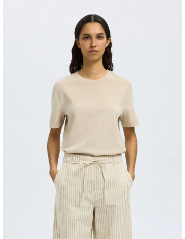 SELECTED - ESSENTIAL SS BOXY TEE