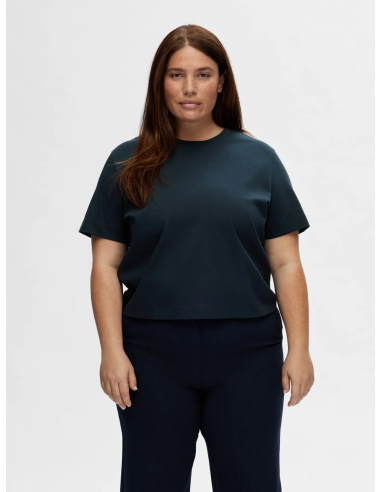 SELECTED - ESSENTIAL SS BOXY TEE