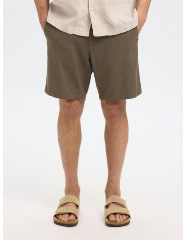 SELECTED - BRODY LINEN SHORTS SELECTED - BRODY LINEN SHORTS