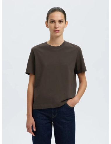 SELECTED - ESSENTIAL SS BOXY TEE