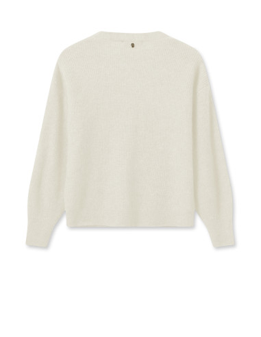 MOS MOSH - THORA V-NECK KNIT CARDIGAN MOS MOSH - THORA V-NECK KNIT CARDIGAN