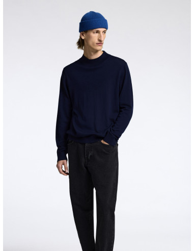 SELECTED - TRAY LS KNIT MERINO MOCK NECK SELECTED - TRAY LS KNIT MERINO MOCK NECK