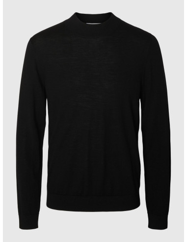 SELECTED - TRAY LS KNIT MERINO MOCK NECK SELECTED - TRAY LS KNIT MERINO MOCK NECK