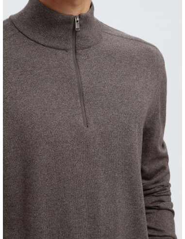 SELECTED - BERG HALF ZIP CARDIGAN SELECTED - BERG HALF ZIP CARDIGAN