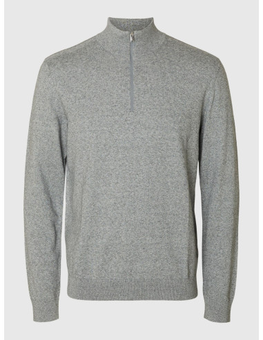 SELECTED - BERG HALF ZIP CARDIGAN SELECTED - BERG HALF ZIP CARDIGAN