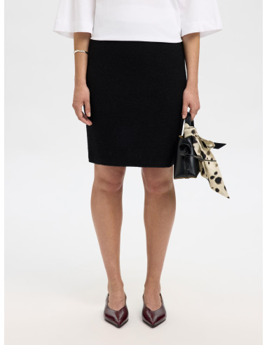 SELECTED - DARLA HW KNIT MID SKIRT SELECTED - DARLA HW KNIT MID SKIRT