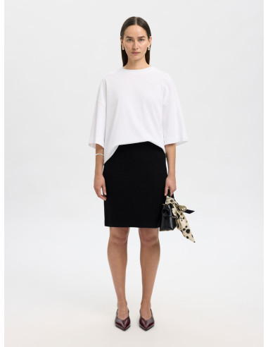 SELECTED - DARLA HW KNIT MID SKIRT SELECTED - DARLA HW KNIT MID SKIRT