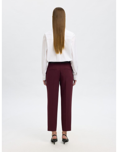 SELECTED - RITA-RIA MW CROP PANT MEL SELECTED - RITA-RIA MW CROP PANT MEL