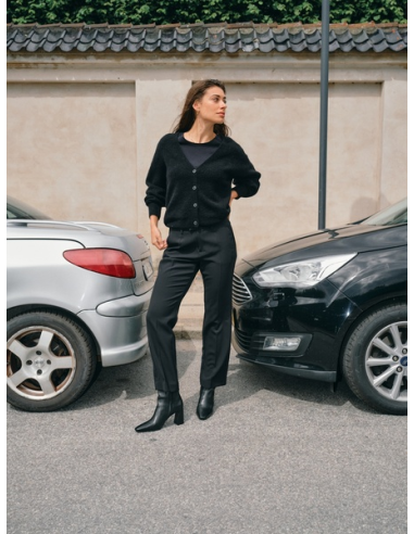 MOS MOSH - THORA V-NECK KNIT CARDIGAN MOS MOSH - THORA V-NECK KNIT CARDIGAN