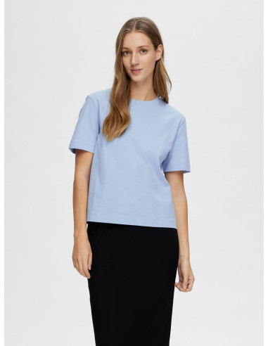 SELECTED - ESSENTIAL SS BOXY TEE
