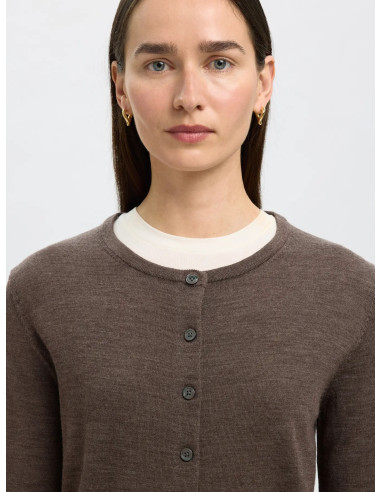 SELECTED - THEA MERINO CARDIGAN SELECTED - THEA MERINO CARDIGAN