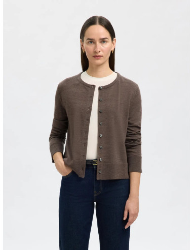 SELECTED - THEA MERINO CARDIGAN SELECTED - THEA MERINO CARDIGAN
