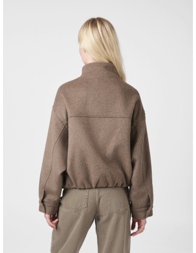 NEO NOIR - FLORINE WOOL BOMBER JACKET NEO NOIR - FLORINE WOOL BOMBER JACKET