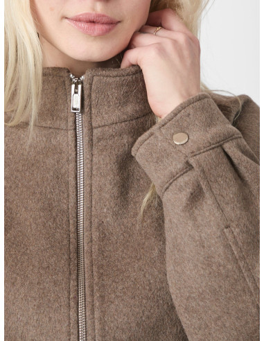 NEO NOIR - FLORINE WOOL BOMBER JACKET NEO NOIR - FLORINE WOOL BOMBER JACKET