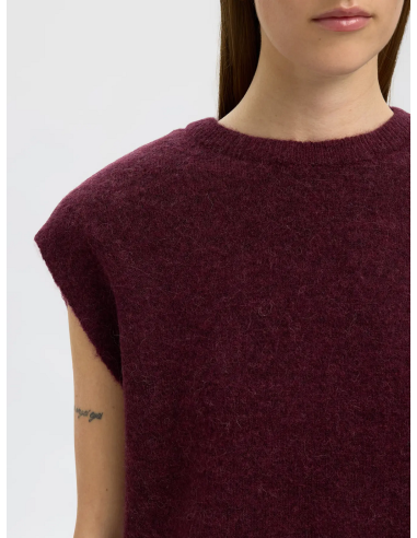 SELECTED - LULU KNIT VEST SELECTED - LULU KNIT VEST