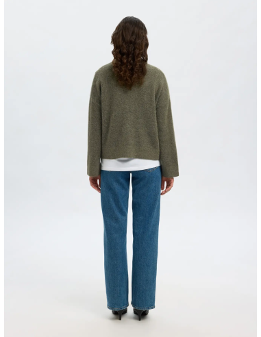 SELECTED - SIA RAS KNIT ZIPPER CARDIGAN SELECTED - SIA RAS KNIT ZIPPER CARDIGAN